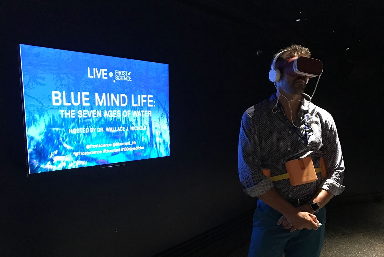SEAing Breath presented within Blue Mind Life: The Seven Ages of Water at the Frost Science Museum, Miami