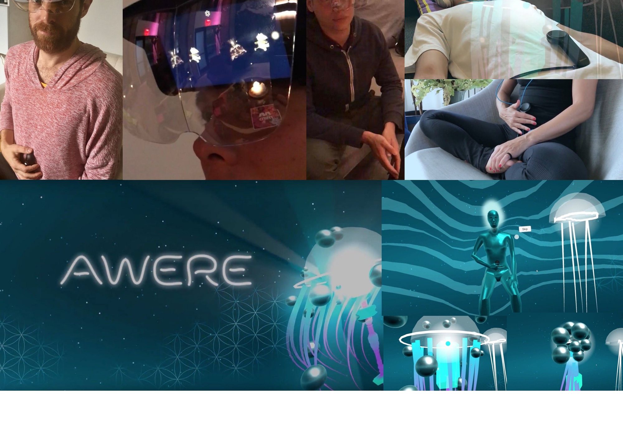 Breathing Fields and AWERE — AR / VR breath biofeedback with Wim Hof