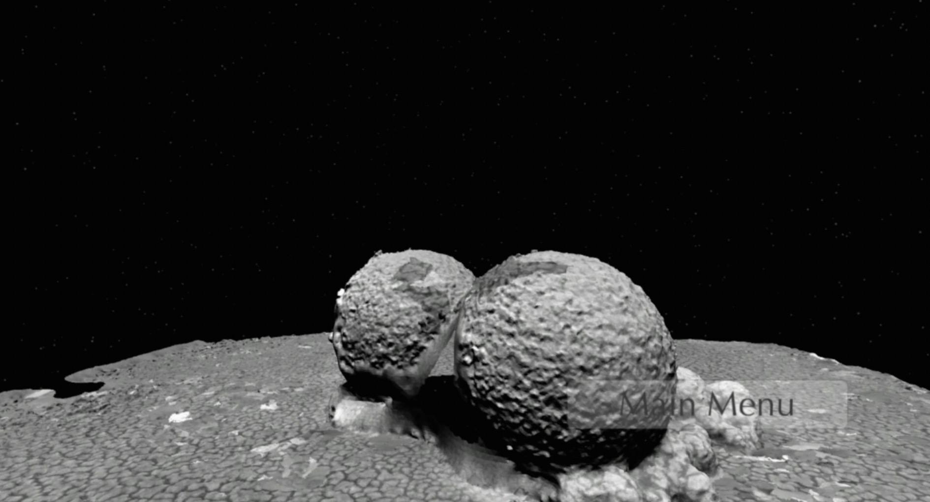 mYndful VR — Nanoscape, 2015: nanoscale electron-microscopy data rendered as a walkable landscape
